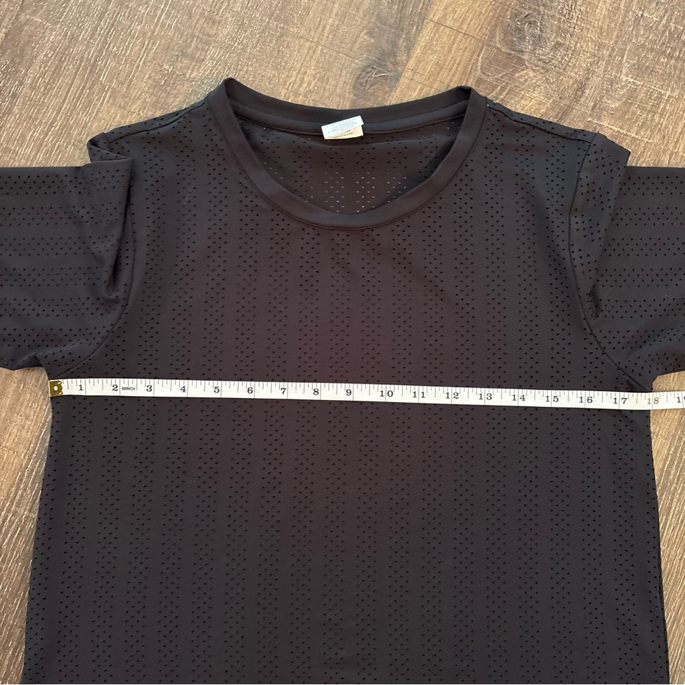 ZYIA Black Perforated Top - Picture 5 of 7